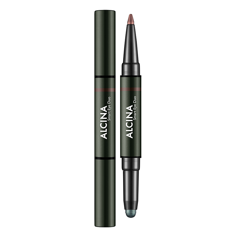 Alcina - Očné tiene a kajalová ceruzka v jednom Smart Eye Duo - Mountain green