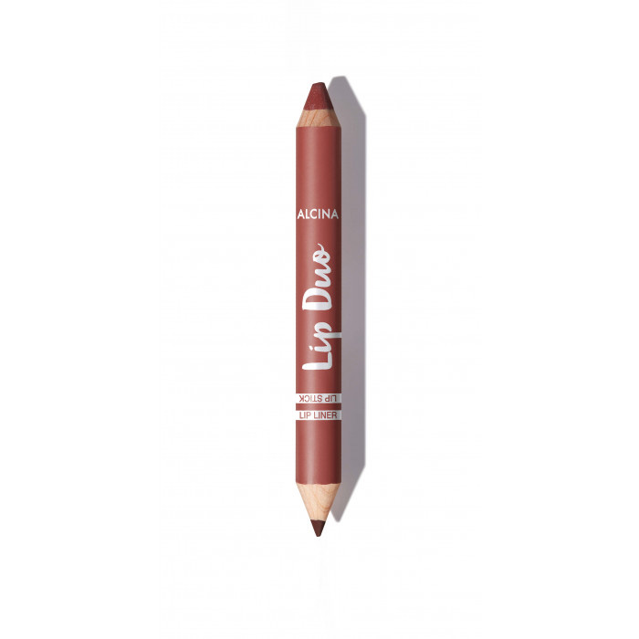 Alcina - Obojstranná ceruzka na pery Lip Duo - Cinnamon brown