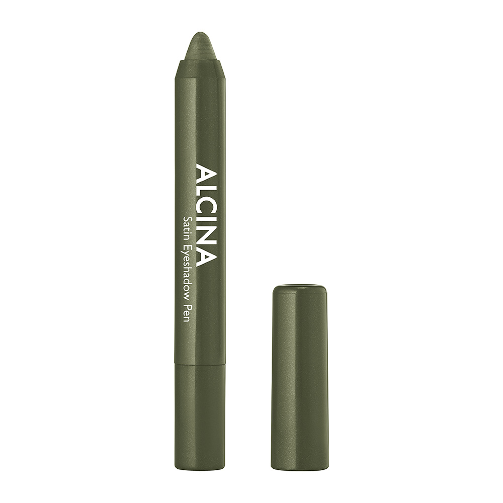 Alcina - Saténové očné tiene v ceruzke Satin Eyeshadow Pen - Olive