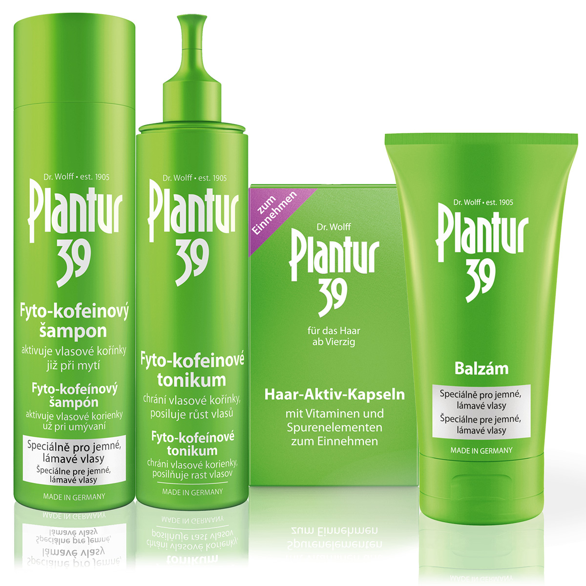 Dr. Wolff - Plantur39 - Set kozmetiky pre jemné, lámavé vlasy