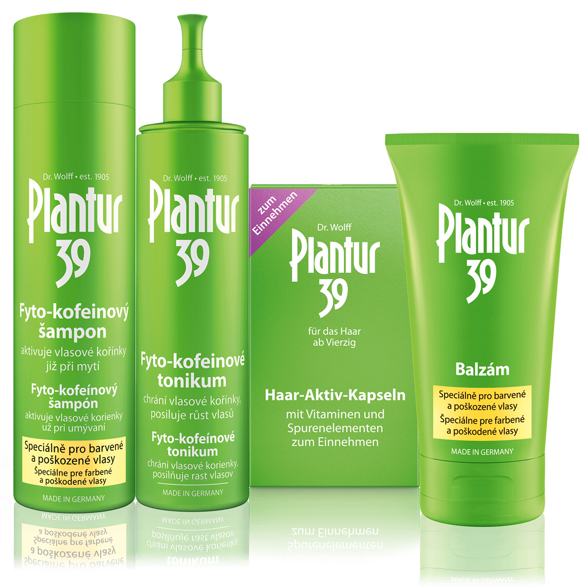Dr. Wolff - Plantur39 - Set kozmetiky pre farbené a poškodené vlasy